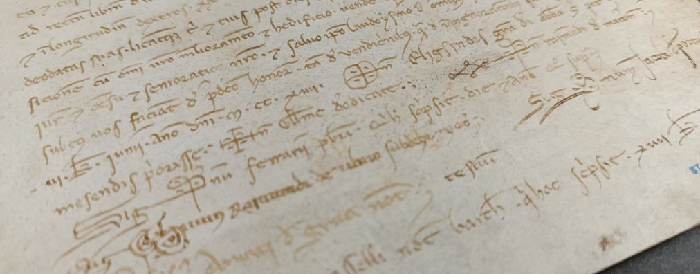 CURS. Paleografia i tipologies documentals 2: escriptura gòtica